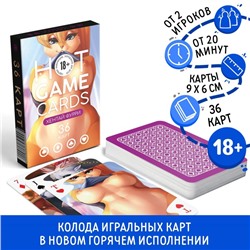 Карты игральные «HOT GAME CARDS» хентай фурри, 36 карт, 18+