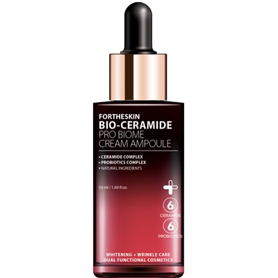 FORTHESKIN Крем-сыворотка для лица КЕРАМИДЫ BIO-CERAMIDE PRO BIOME CREAM AMPOULE 50 мл