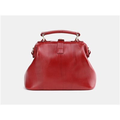 Красная кожаная женская сумка из натуральной кожи «W0013 Red»