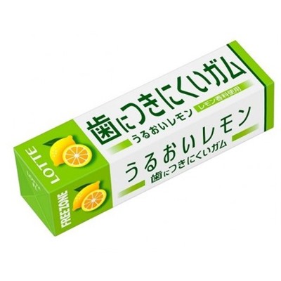 Жевательная резинка вкус лимона Lotte Free Zone Gum пластинки 25,2 гр