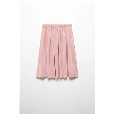 Mango Pleated Sparkle Skirt