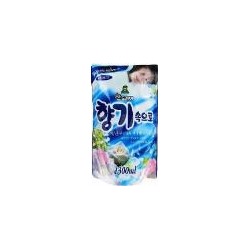 SANDOKKAEBI Кондиционер для белья «Свежесть океана» Soft Aroma Aqua Blue 1300 мл, мягкая упаковка / 12