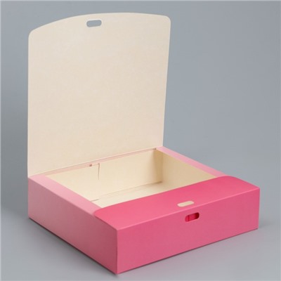 Коробка подарочная складная, упаковка, «С 8 марта», 20 х 18 х 5 см