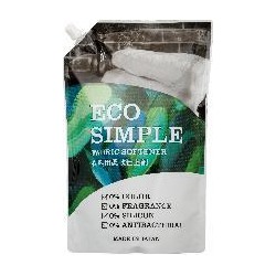 Rocket Soap Концентрированный кондиционер "Eco simple" для белья (без красителей, ароматизаторов, силикона, антибактериальных компонентов) 900 мл, мягкая упаковка с крышкой / 9