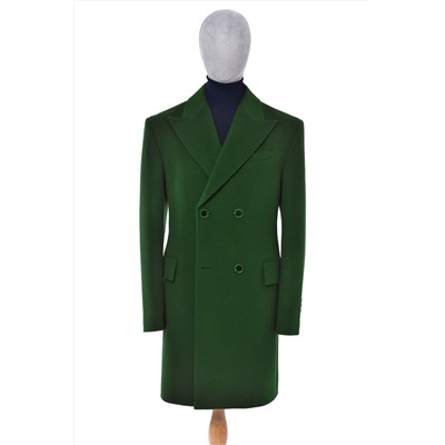 Пальто Elema 1М-11579-1-182 зеленый
