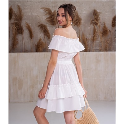 Платье #КТ6063 (1), белый
