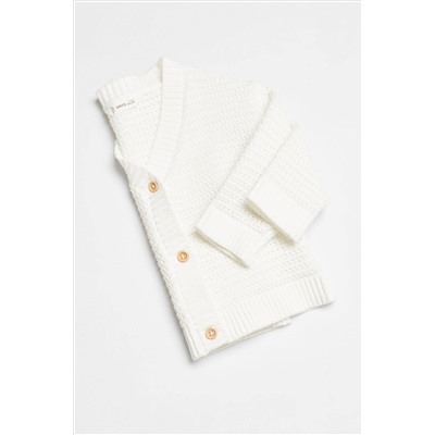 Mango Button Knit Cardigan