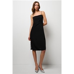 Vestido midi - Negro