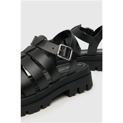 Schuh Troy Gladiator Black Sandals