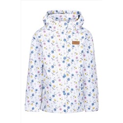 Trespass Drippy Floral Print White Jacket