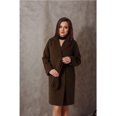 Пальто женское демисезонное 25990 (хаки)
