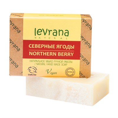 Натуральное мыло ручной работы "Северные ягоды" Levrana, 100 г