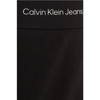 Calvin Klein Slogan Tape Black Skort