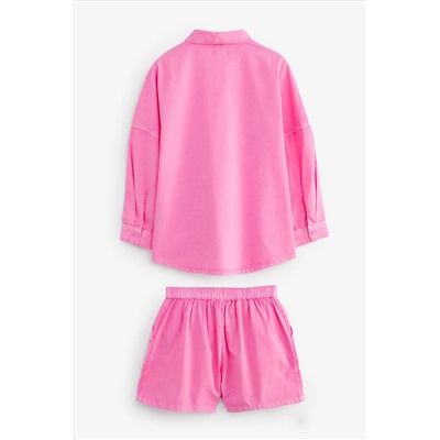 Shirt And Shorts Co-ord Set (3-16yrs)