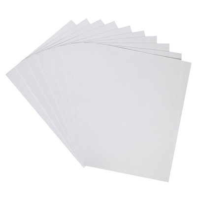 Бумага для акварели А4, 10 листов, блок 180 г/м², ErichKrause "Черничный бульвар", 100% белизна, в картонной папке
