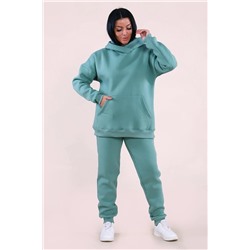 Костюм с начесом стиль oversize - XXI - 399 - оливка