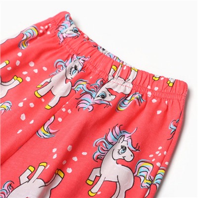 Пижама для девочек, цвет малиновый, рост 92 см