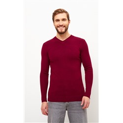 Пуловер F021-15-901 bordo