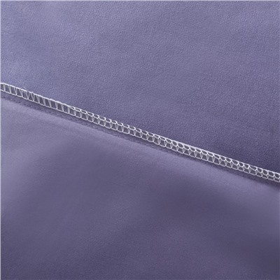 Комплект постельного белья Однотонный Сатин Вышивка на резинке CHR051