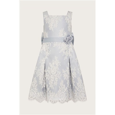 Monsoon Pale Blue Valeria Lace Dress