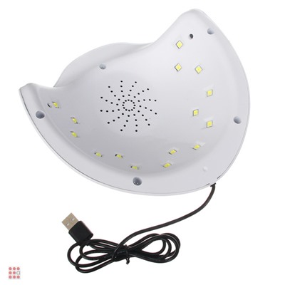 Лампа UV/LED для сушки гель-лака 36W, USB, пластик, 19x18,5x8см