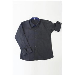 Черная рубашка для мальчика EÇ02