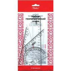 Набор геометрический 4 пр. средний прозрачный 04206 (033791) Хатбер