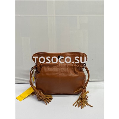 3300-2 brown сумка Wifeore натуральная кожа 23х22х12