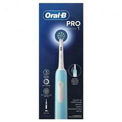 Электрическая зубная щетка Oral-B Pro 1, голубая
