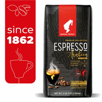 Кофе в зернах JULIUS MEINL "Espresso Arabica Premium Collection" 1 кг, арабика 100%, ИТАЛИЯ, 89532