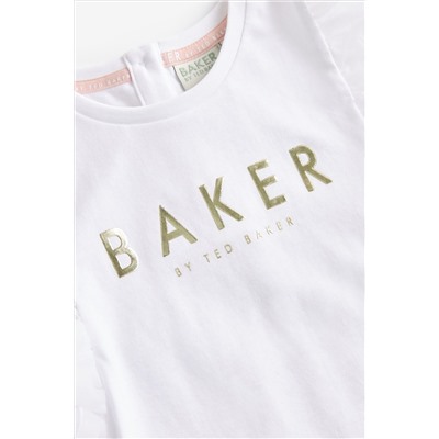 Baker by Ted Baker White Organza T-Shirt