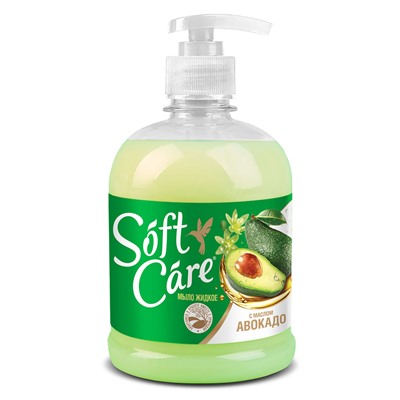 SOFT CARE Мыло жидкое  с маслом авокадо 500г