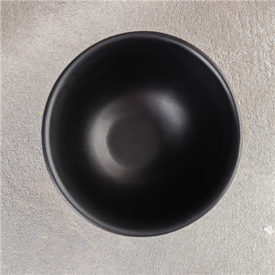 Соусник «Чёрный Восток», 140 мл, d=8,5 см (дно 3,2 см),  цвет чёрный