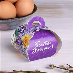 Коробочка подарочная для яйца «Весенние цветы», 25 × 30 см