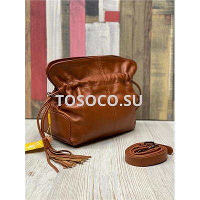 3300-2 brown сумка Wifeore натуральная кожа 23х22х12