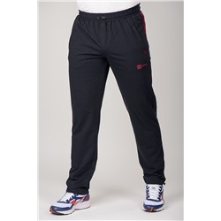 Спортивные брюки М-1224: Тёмно-синий / Бордо