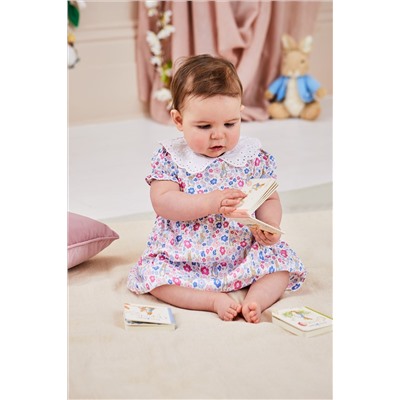 JoJo Maman Bébé 2-Piece Floral Peter Rabbit Top & Shorts Set