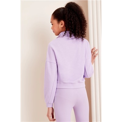 Lipsy Half Zip Funnel Neck Hoodie (5-16yrs)