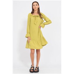 Платье Kivviwear 419802 оливково-желтый