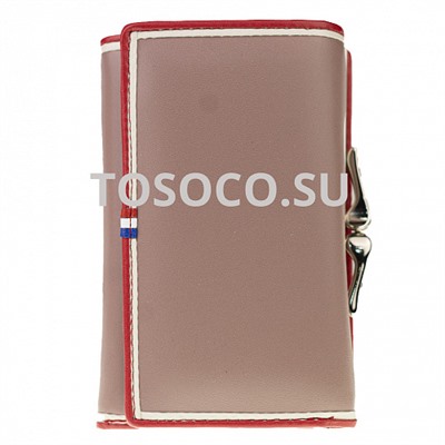 g-1004-6 pink кошелек натуральная кожа и экокожа 12х10х2