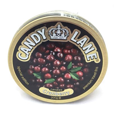 Фруктовые леденцы Клюква Candy Lane 200гр