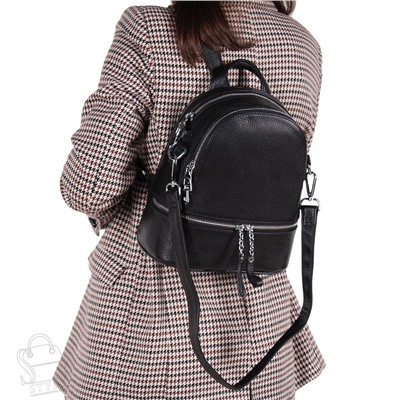 Рюкзак женский кожаный 9003NN black Natalle Navetta
