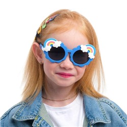Очки солнцезащитные детские поляризационные, линза 4 х 4 см, ширина 13 см, дужка 13.5 см