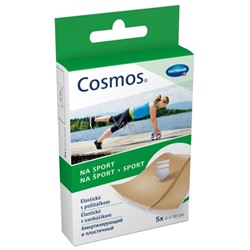 Пластырь-пластинки COSMOS sport эласт. амортизир.6*10см 5 шт. из полиуретан.пленки 5354033