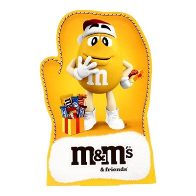 Подарочный набор M&Ms & friend "Новогодняя варежка", 167 г