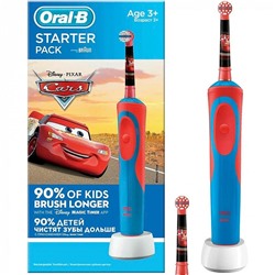 Электрическая зубная щетка Oral-B Vitality Kids Cars