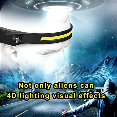 Cветодиодный налобный фонарь LX200 Induction Headlamp USB