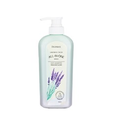 DEOPROCE LAVENDER FRESH ALL IN ONE WASH Освежающий гель для душа с экстрактом лаванды 510мл