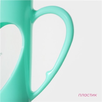 Чайник заварочный френч - пресс Доляна «Комплимент», 350 мл, стекло, цвет бирюзовый