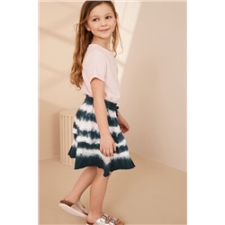 Multi Tie Dye Tiered Skirt (3-16yrs)